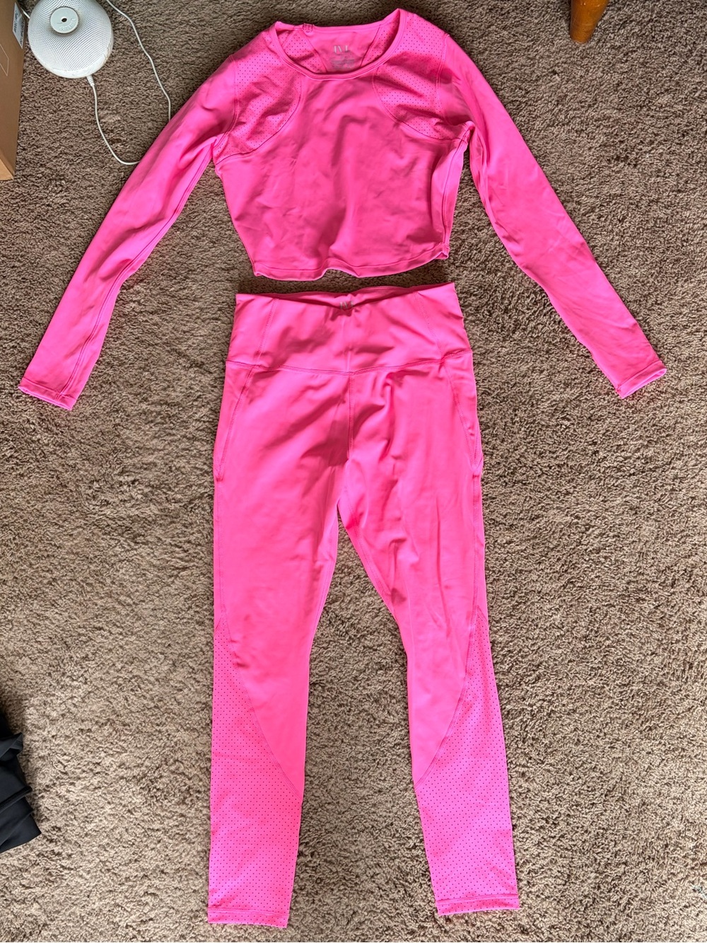 IVL Collective Two-Piece Active Set - Long Sleeve Crop Top & Leggings